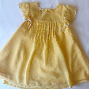 Yellow Polkadot Dress